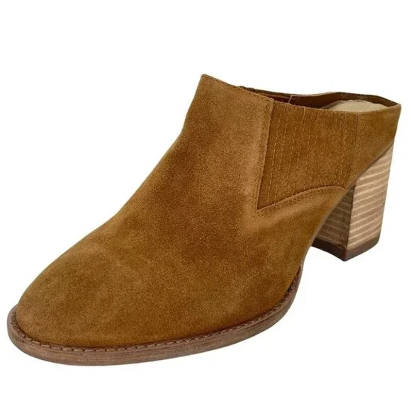 Aqua College Nan Suede Leather Waterproof Womens Mules - Picture 2 of 15